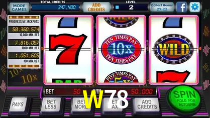 Slots W78 - Giros Grátis Diários